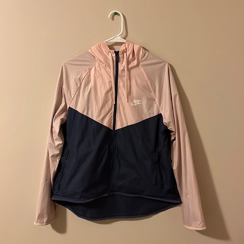 Nike Women’s Windbreaker Zip-Up - Pink and Purple, Size M